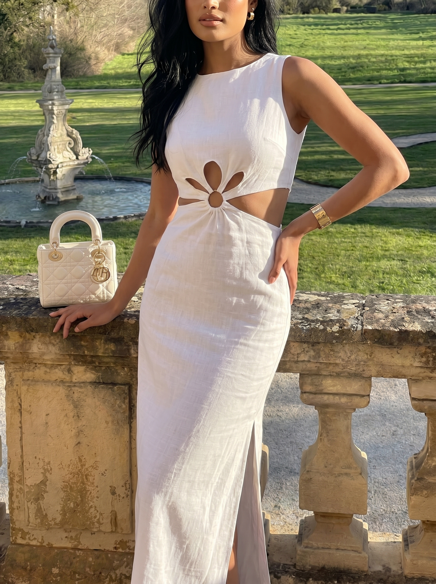 Flora Dress — White