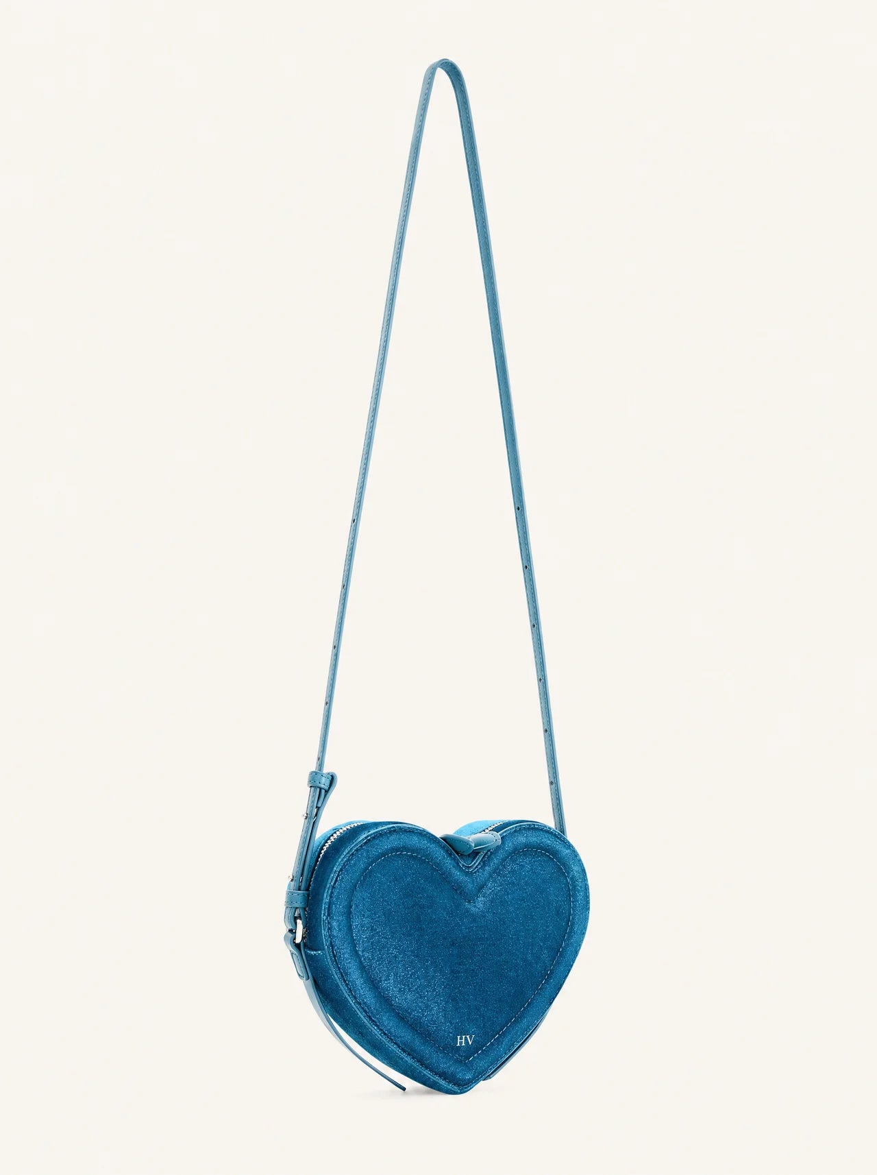 The Violette Heart Bag — Cobalt