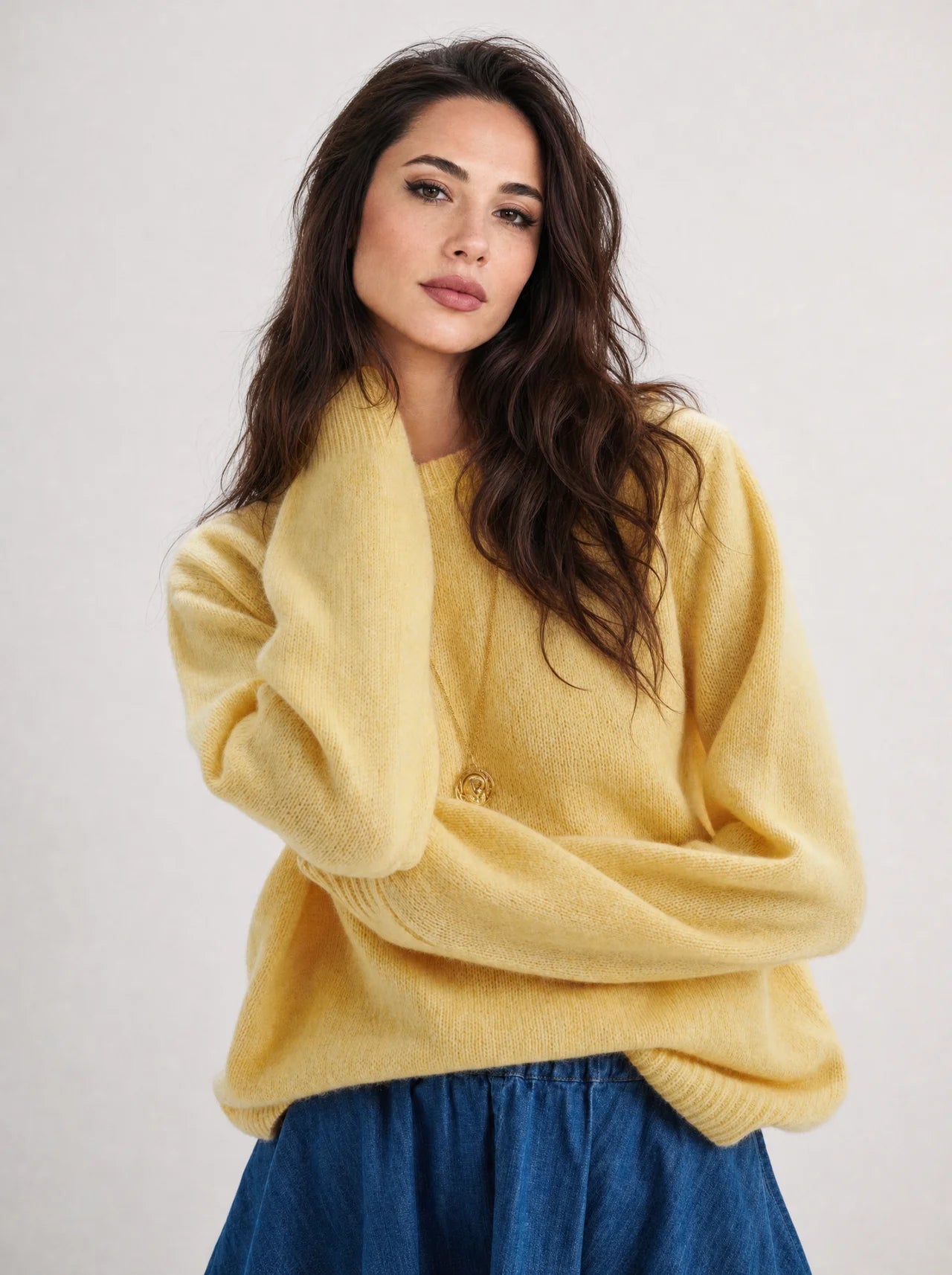 The Soleil Pullover — Butter Yellow
