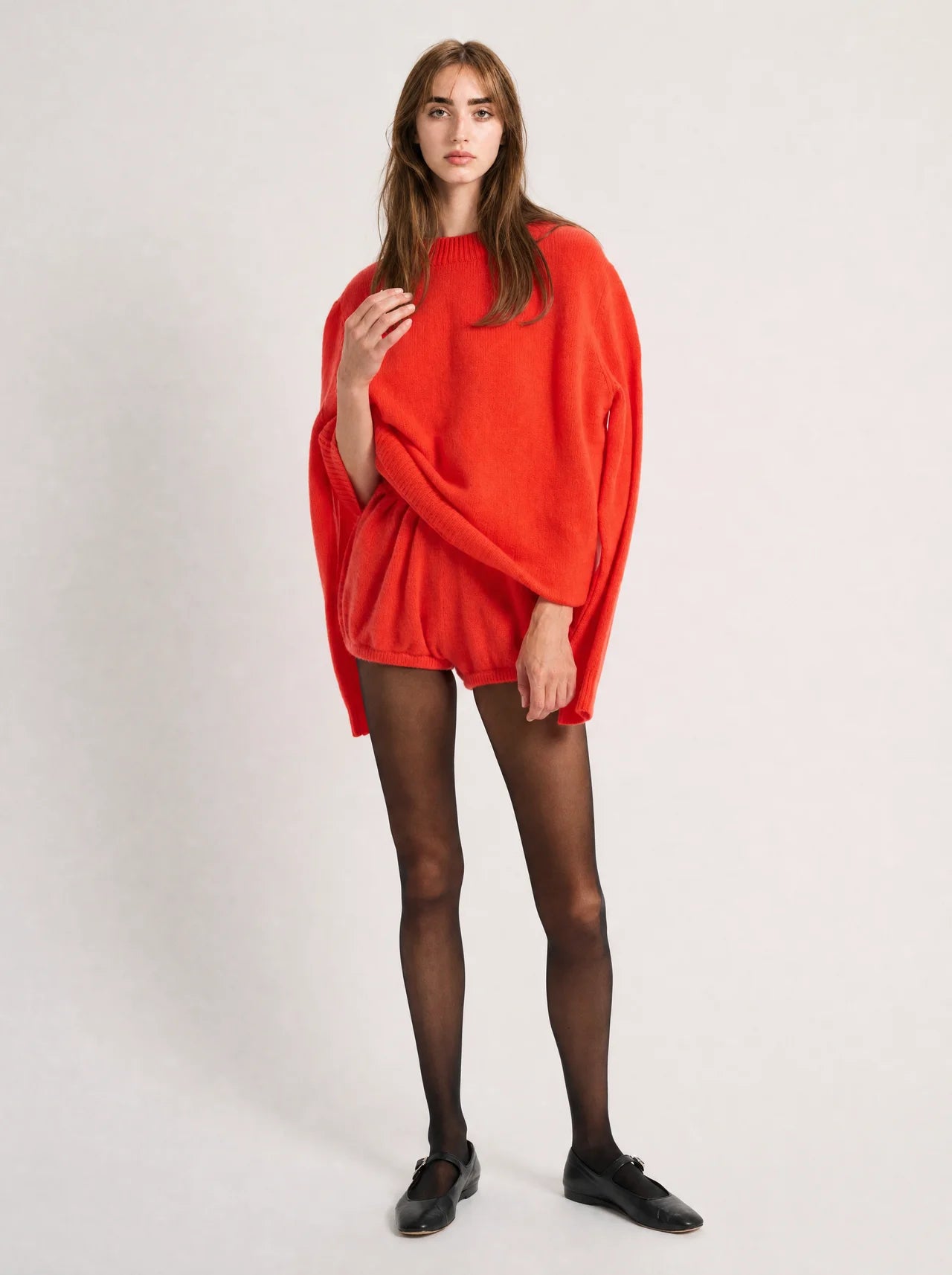 The Coquelicot Pullover — Poppy Red