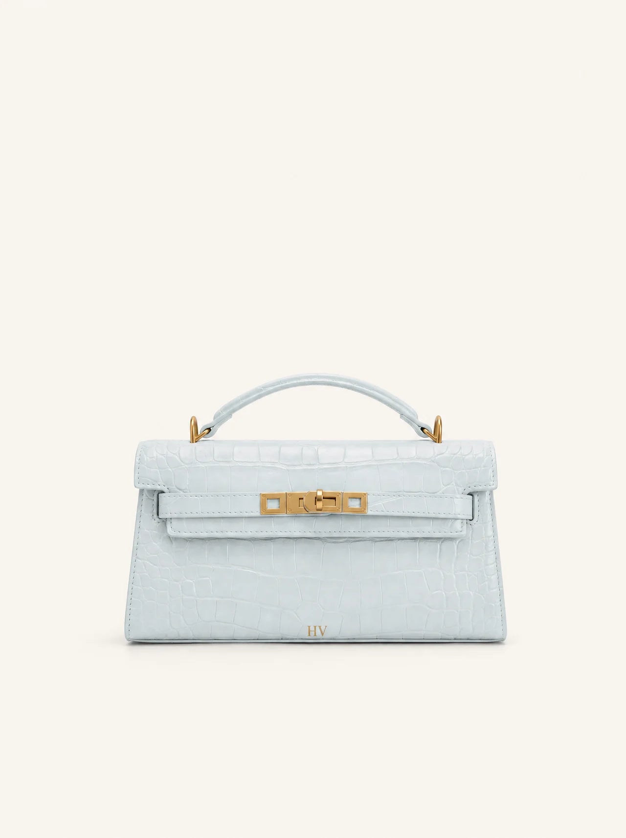 Solène Top Handle Bag — Glacé