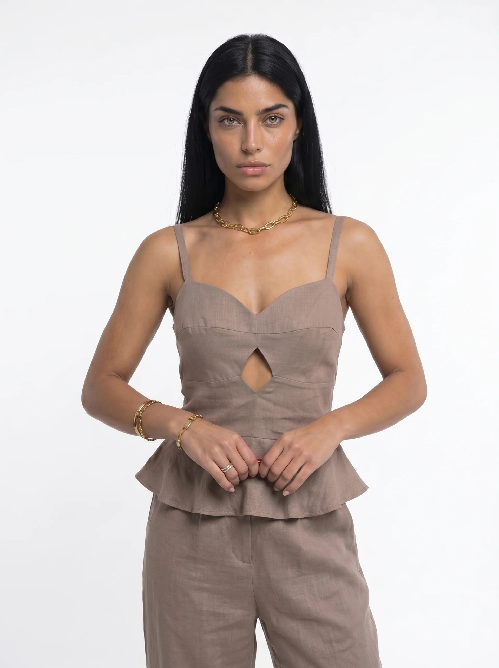 Riviera Top — Brown