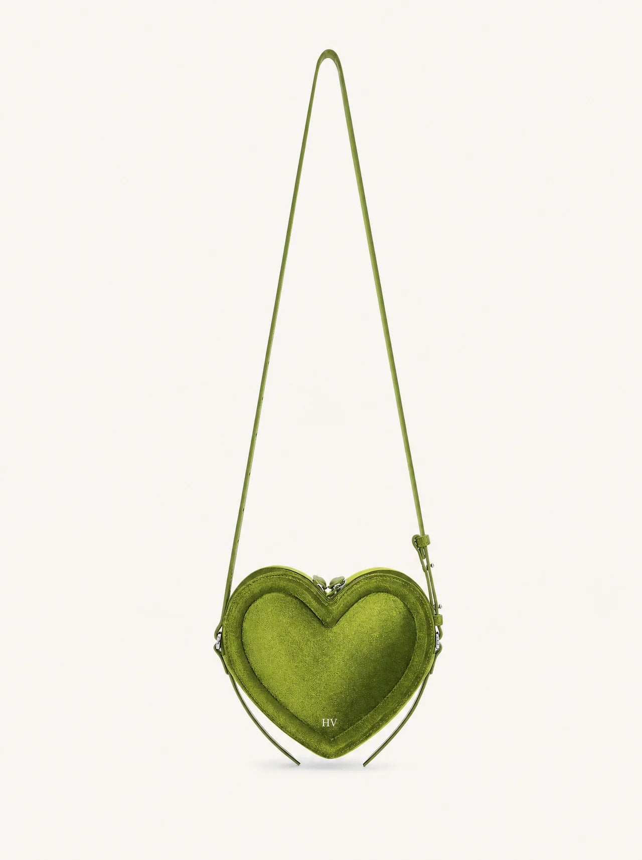 The Violette Heart Bag — Emerald