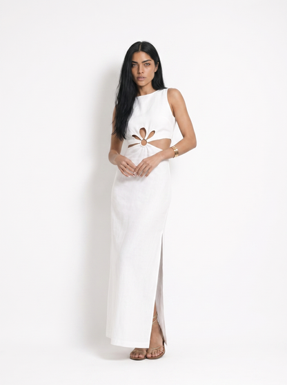 Flora Dress — White