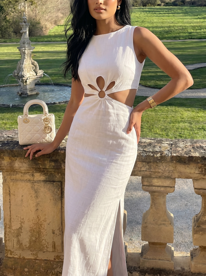 Flora Dress — White