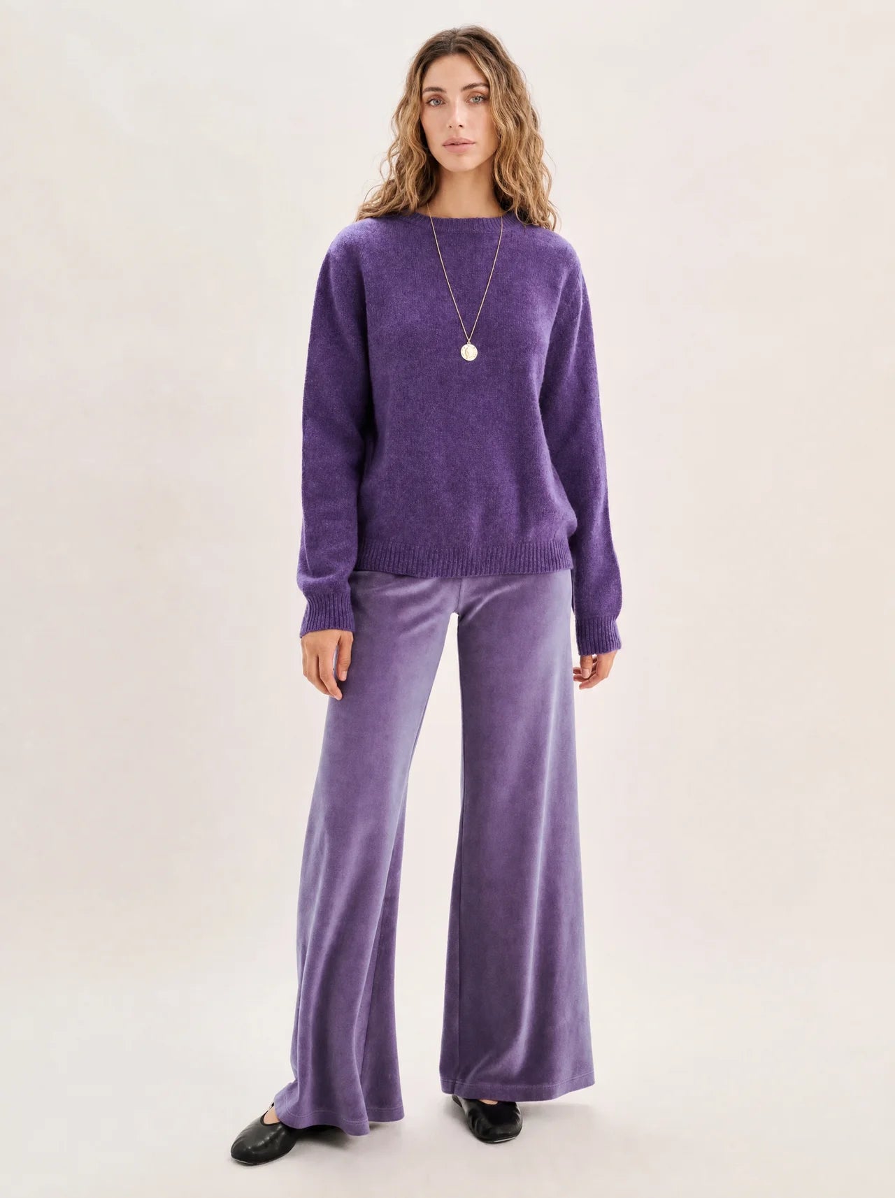 The Iris Pullover — Purple