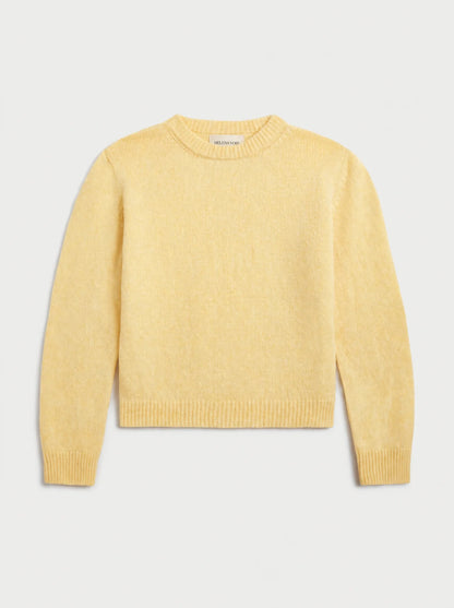 The Soleil Pullover — Butter Yellow