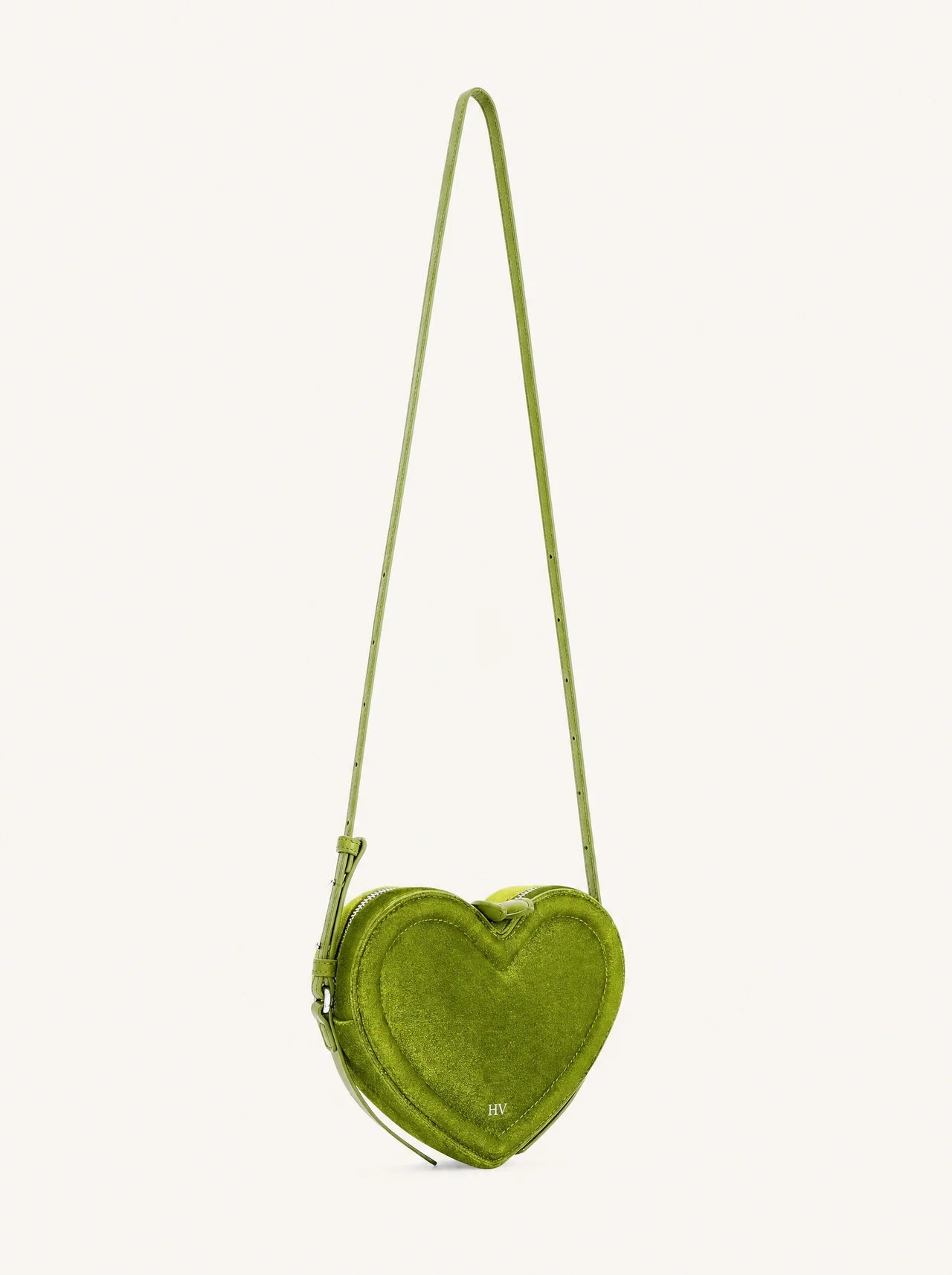 The Violette Heart Bag — Emerald