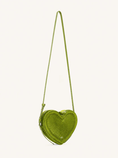 The Violette Heart Bag — Emerald