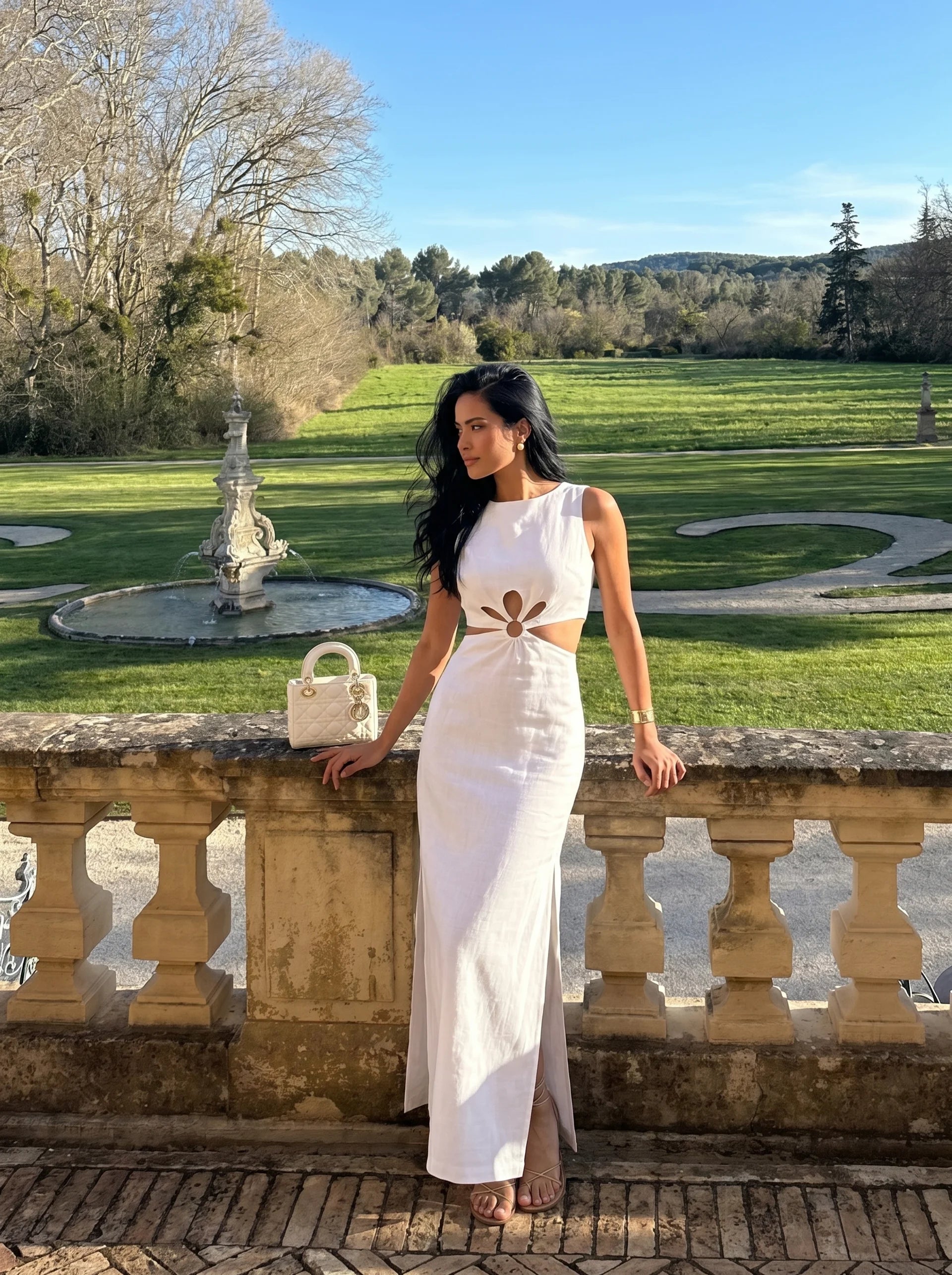 Flora Dress — White