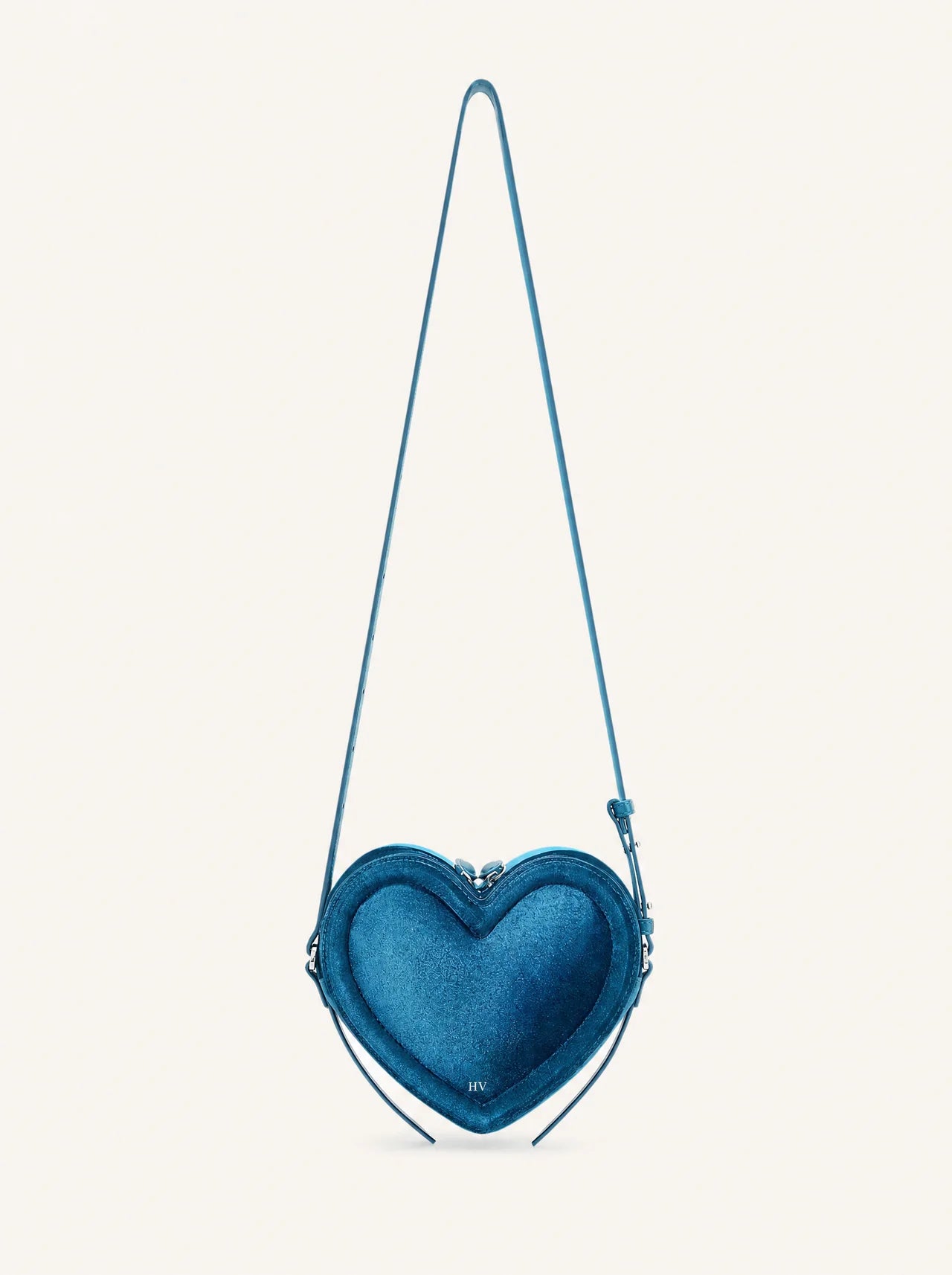 The Violette Heart Bag — Cobalt