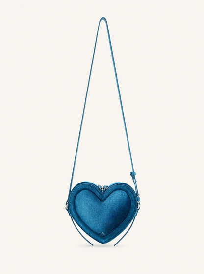 The Violette Heart Bag — Cobalt