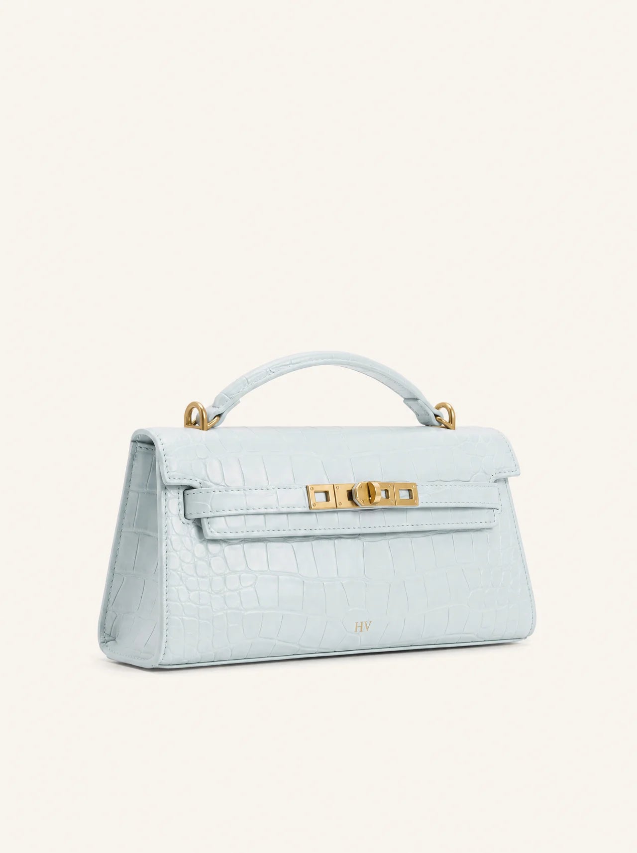 Solène Top Handle Bag — Glacé