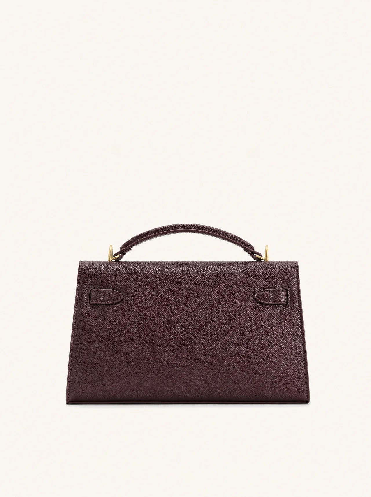 Solène Top Handle Bag — Bordeaux