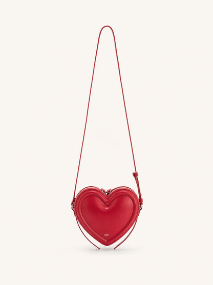 The Violette Heart Bag — Rouge