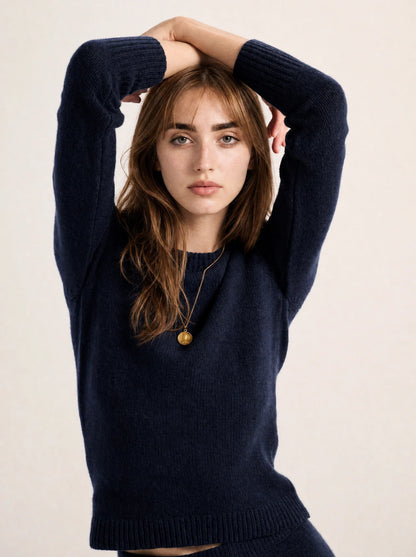 The Côte Pullover — Navy