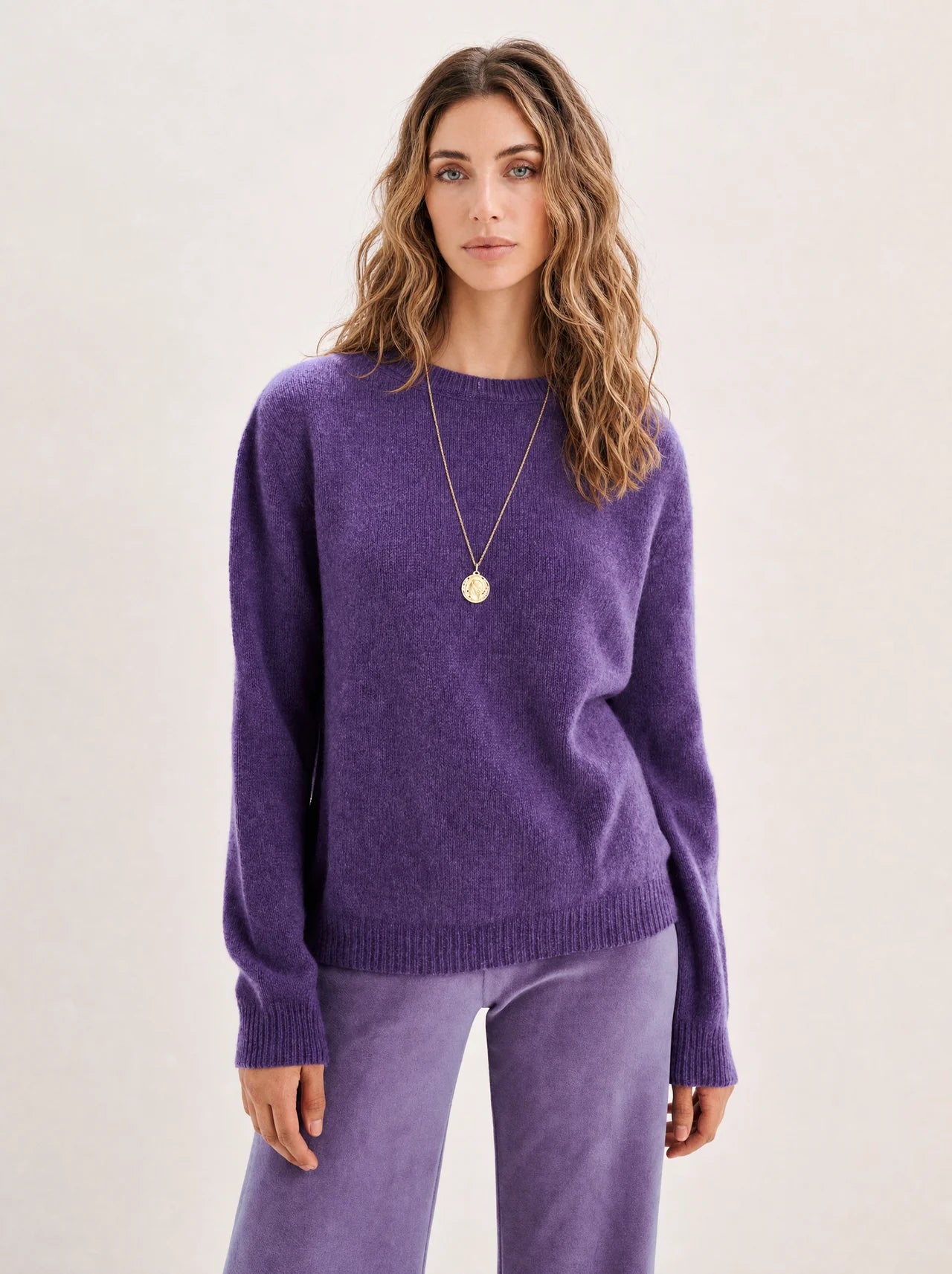 The Iris Pullover — Purple