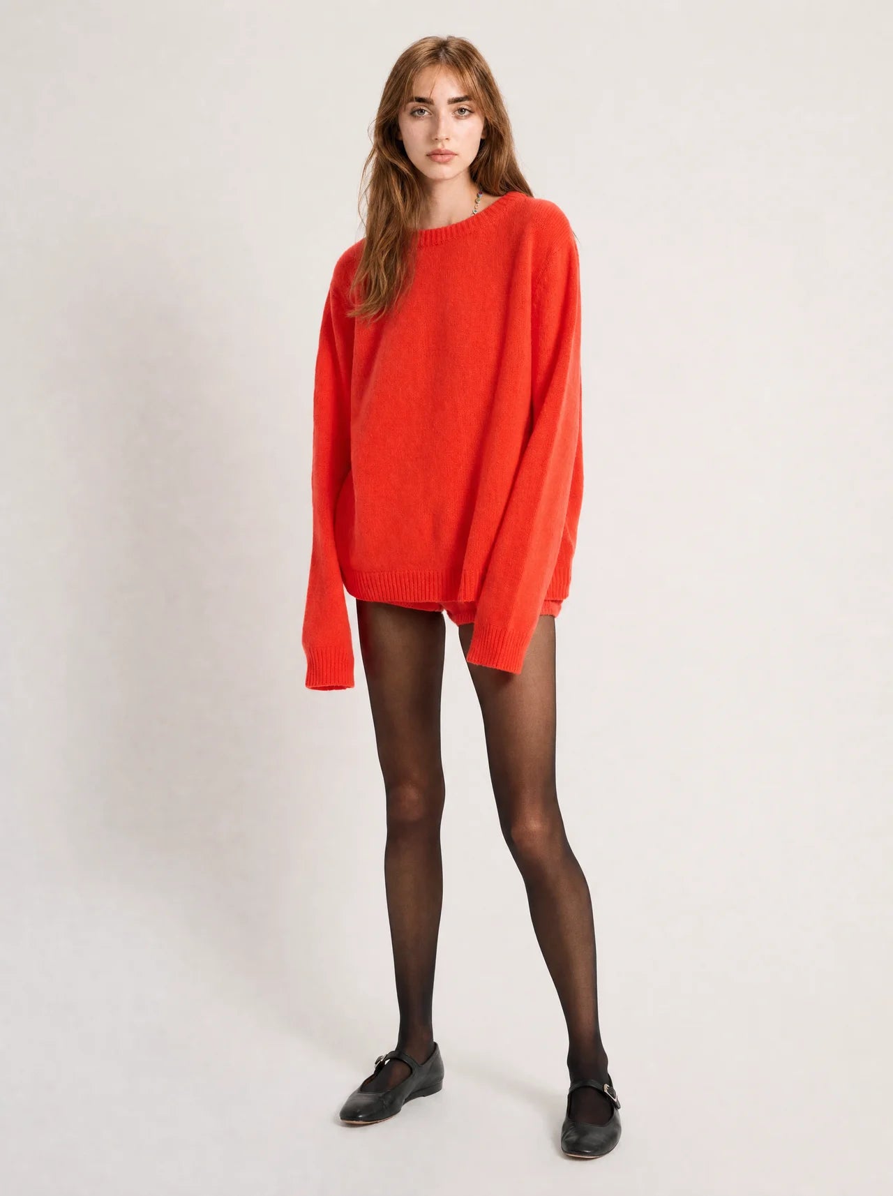 The Coquelicot Pullover — Poppy Red