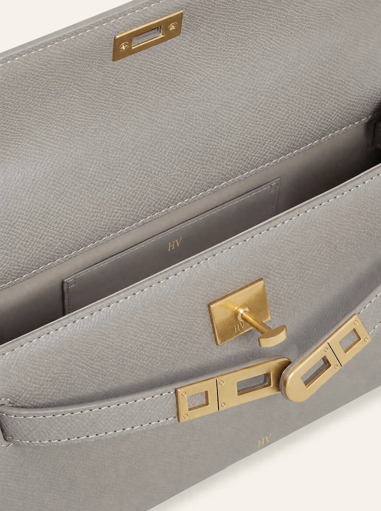 Solène Top Handle Bag — Gris