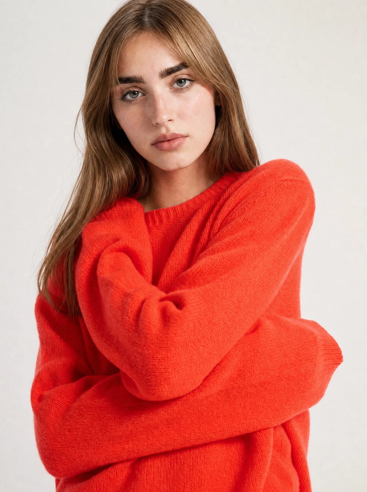 The Coquelicot Pullover — Poppy Red