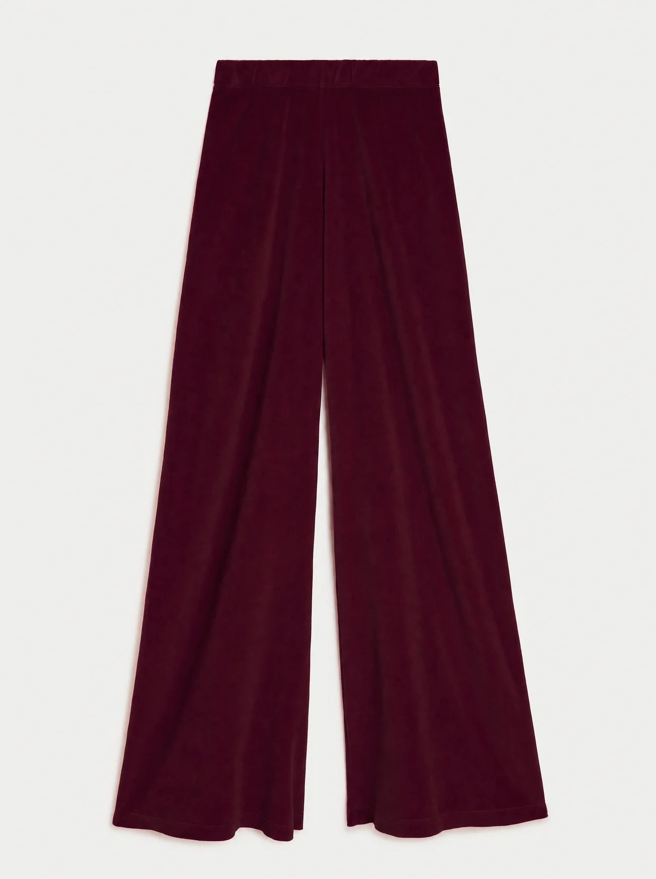 The Velour Trouser — Burgundy