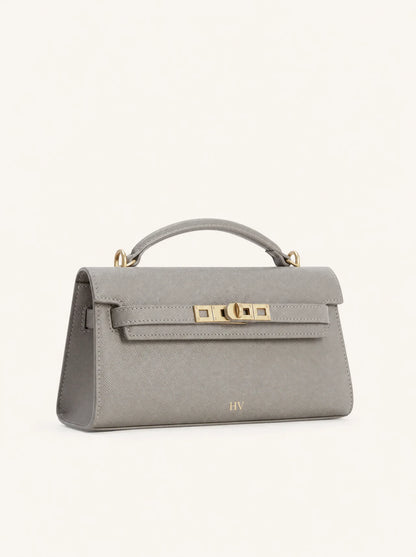 Solène Top Handle Bag — Gris