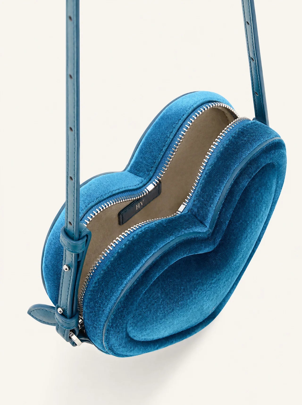 The Violette Heart Bag — Cobalt