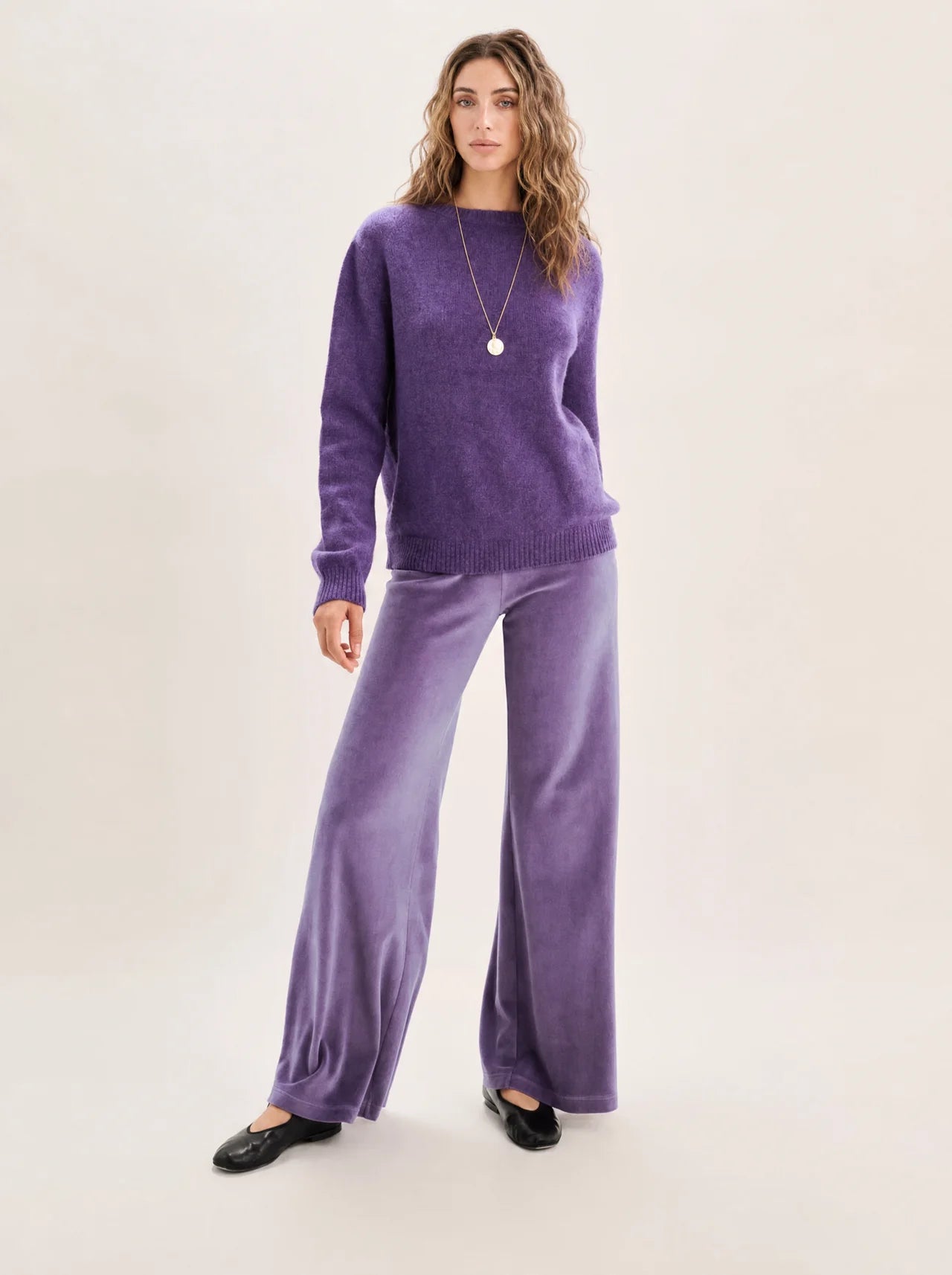 The Iris Pullover — Purple