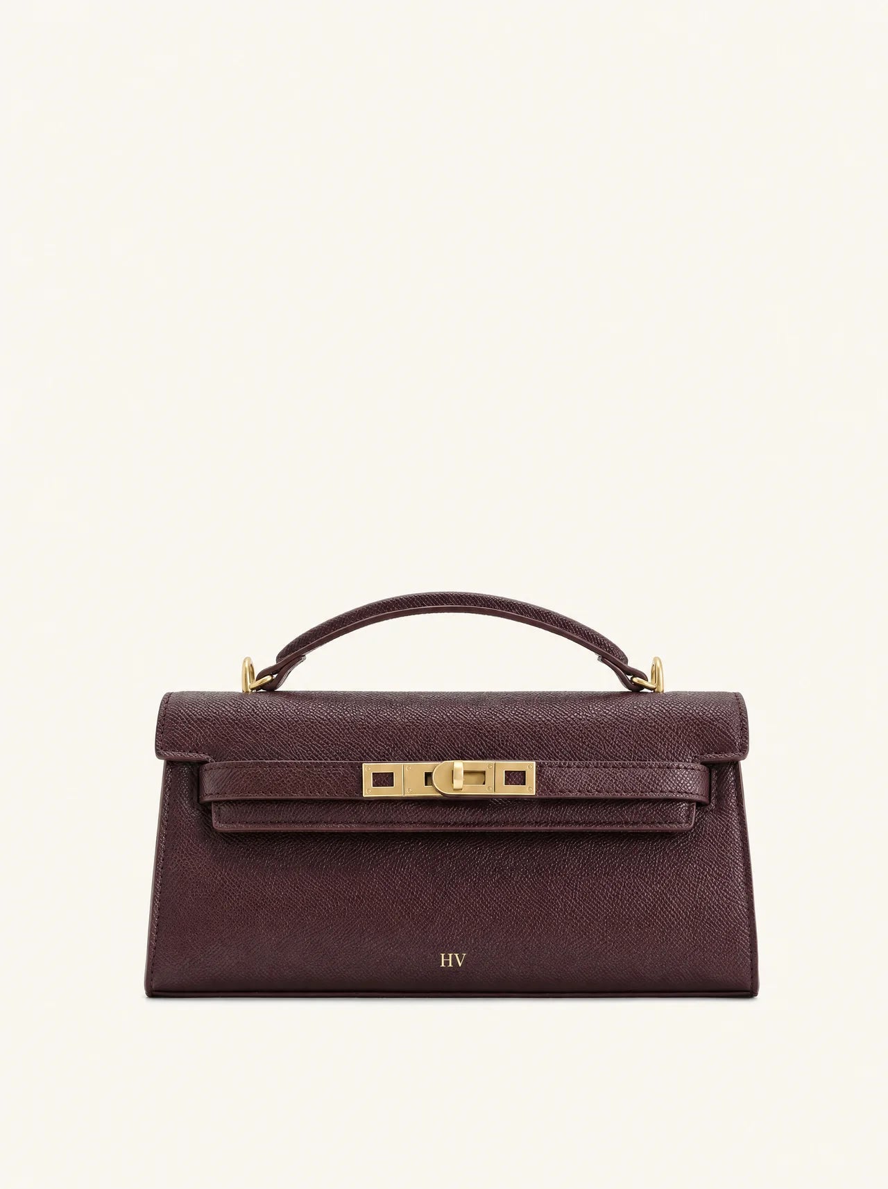 Solène Top Handle Bag — Bordeaux