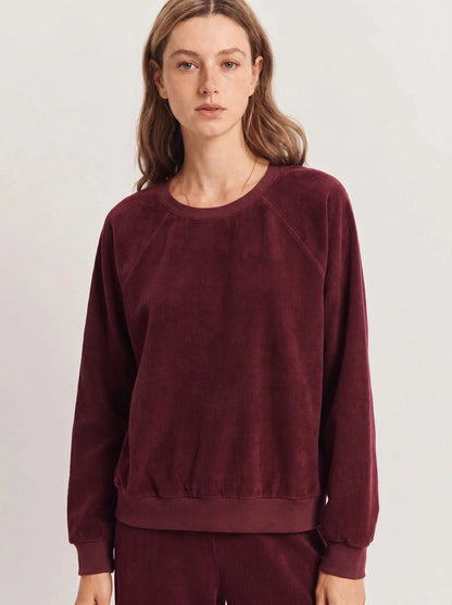 The Velour Set — Burgundy