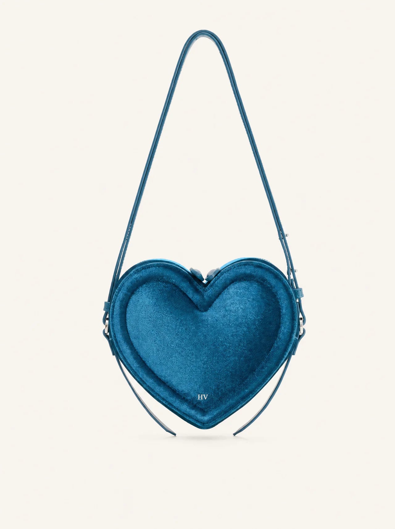 The Violette Heart Bag — Cobalt