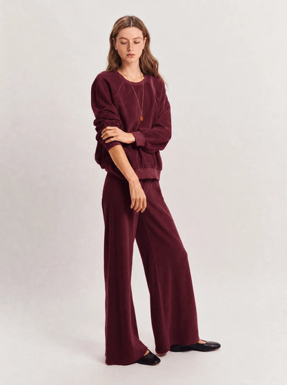 The Velour Set — Burgundy