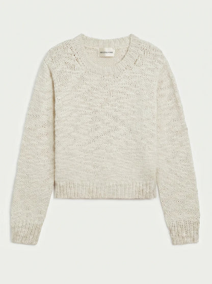 The Marais Pullover — Ivory